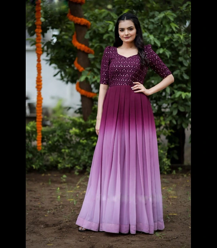 LUXE~Purple Gown For Mother orDaughter – Kulreeti®